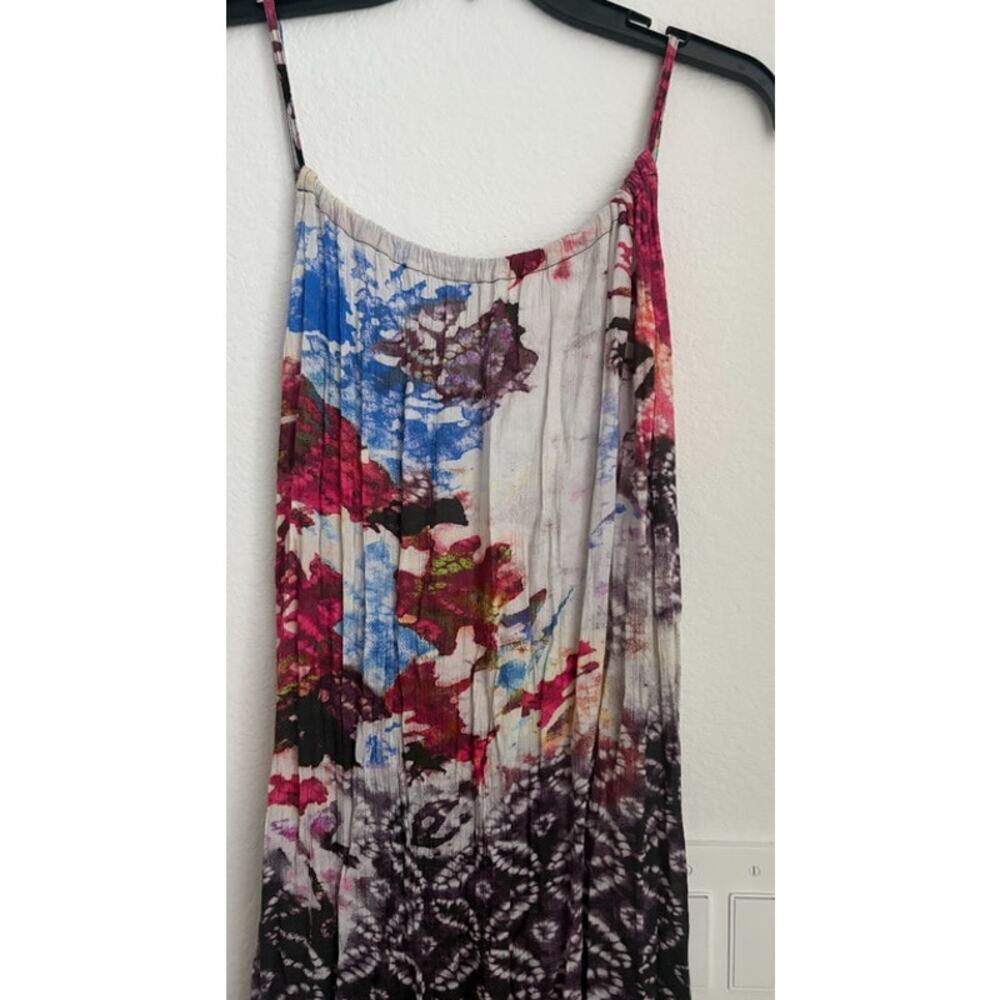 Free People Hollywood Star Hobo Open Back Nomad Print Slip Maxi Size Small - Picture 5 of 9